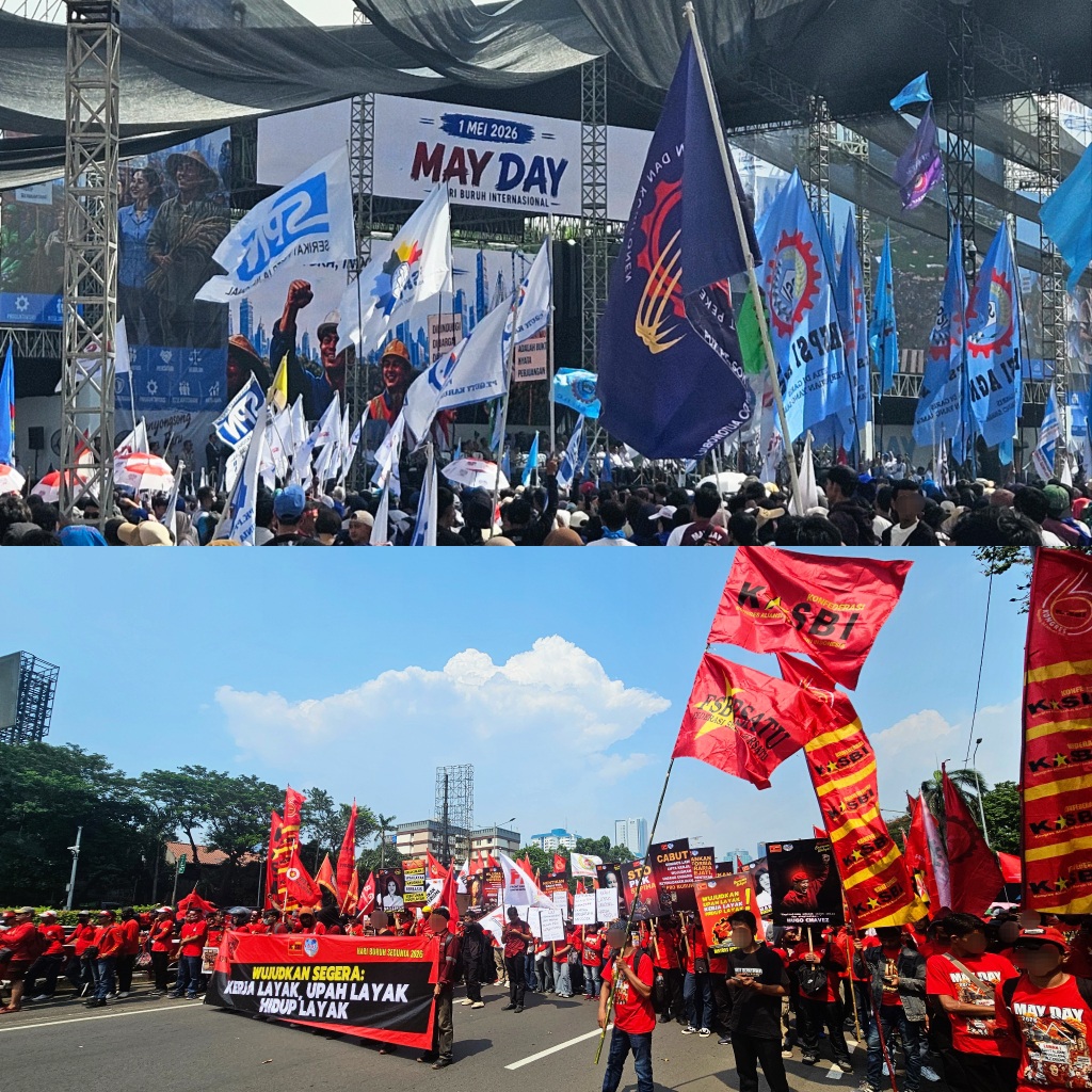 May Day: Antara Monas, DPR, dan Front Persatuan untuk Kelas Pekerja